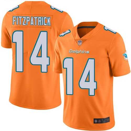 Nike Dolphins 14 Ryan Fitzpatrick Orange Vapor Untouchable Limited Jersey Dzhi,We sell and wholesale Nike Dolphins 14 Ryan Fitzpatrick Orange Vapor Untouchable Limited Jersey Dzhi on line form chian!